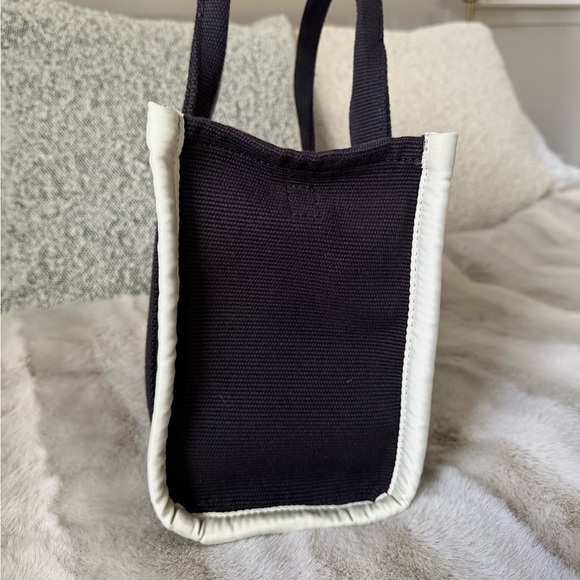 Small Marc Jacobs The Tote Bag in Black Jacquard - Picture 5 of 9